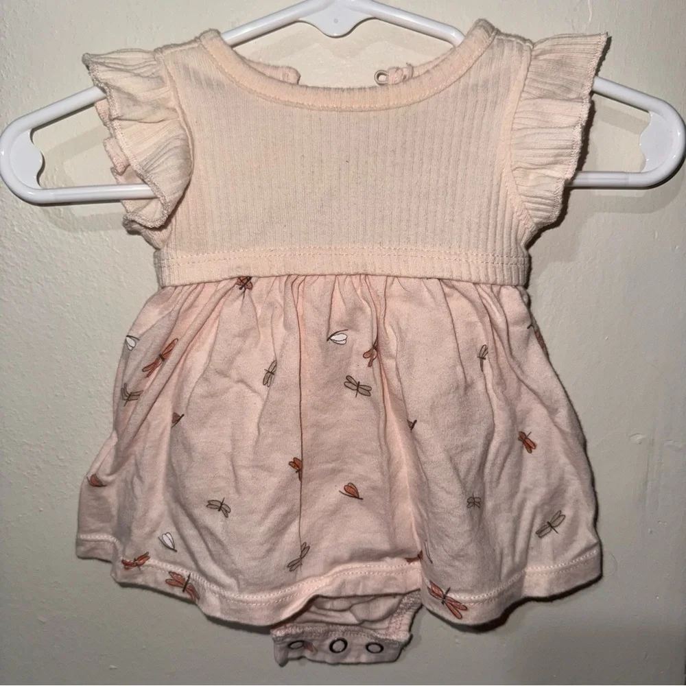 Pink Ruffled Baby Dress - Picture 2 of 3